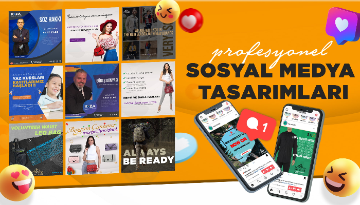 Ben profesyonel sosyal medya tasarımları yaparım