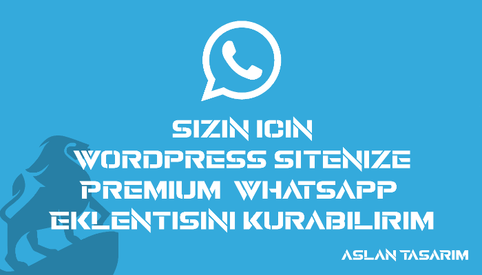 Wordpress sitenize premium whatsapp eklentisini kurabilirim