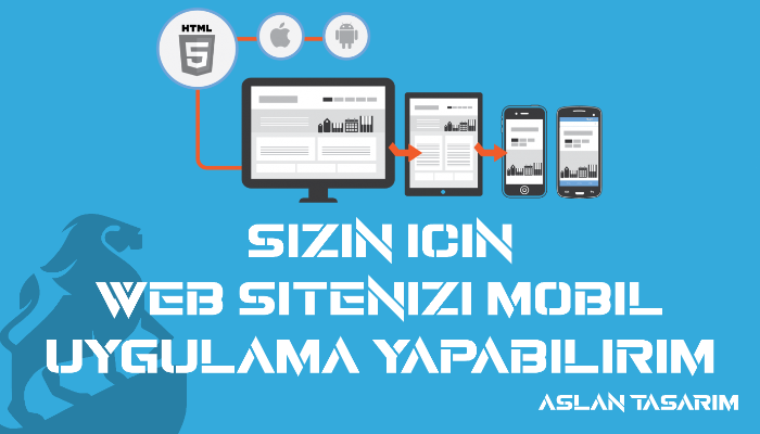 Web sitenizi mobil uygulama yapabilirim