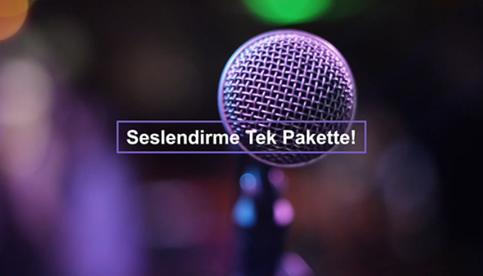 Ben profesyonel reklam seslendirmesi yaparım