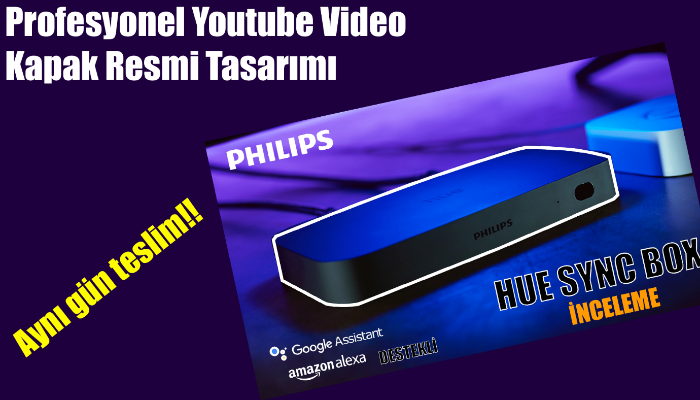 Youtube video kapak resmi tasarlarım