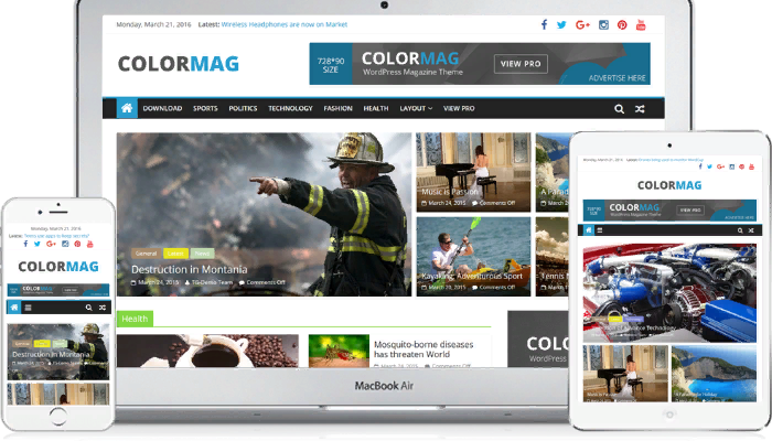 Wordpress Colormag temasıyla sitenizi yapabilirim