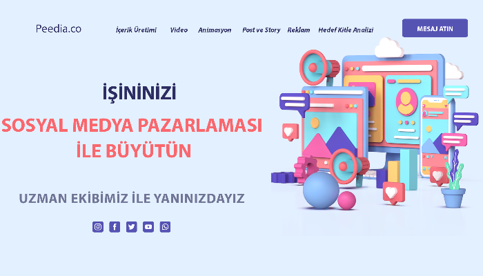 Ben, sosyal medya hesaplarınızı yönetirim