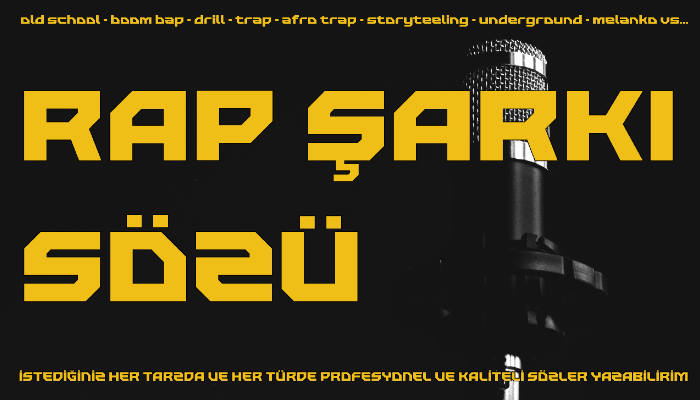 Sizin için profesyonel ve kaliteli rap şarkı sözleri yazabilirim.