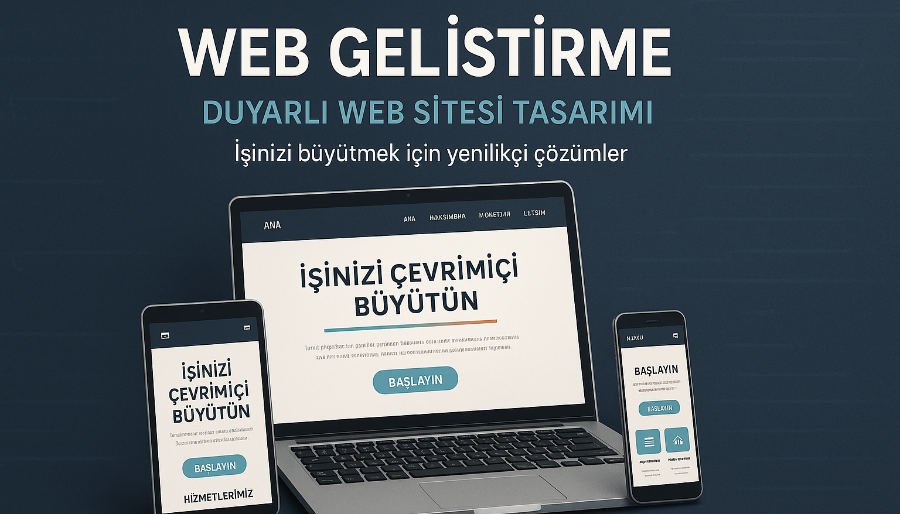 Size özel sıfırdan kodlanmış anahtar teslim eşsiz web sitesi
