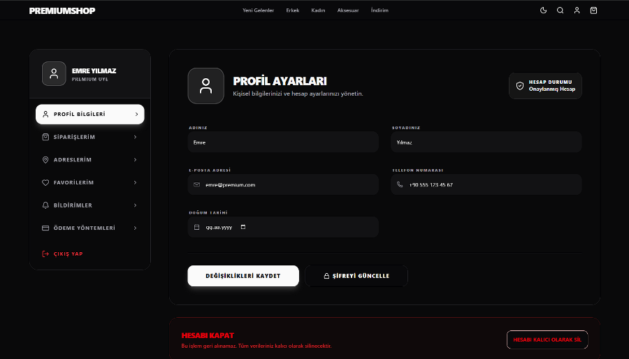 Gelişmiş E Ticaret sistemleri ve çözümleri sunabilirim