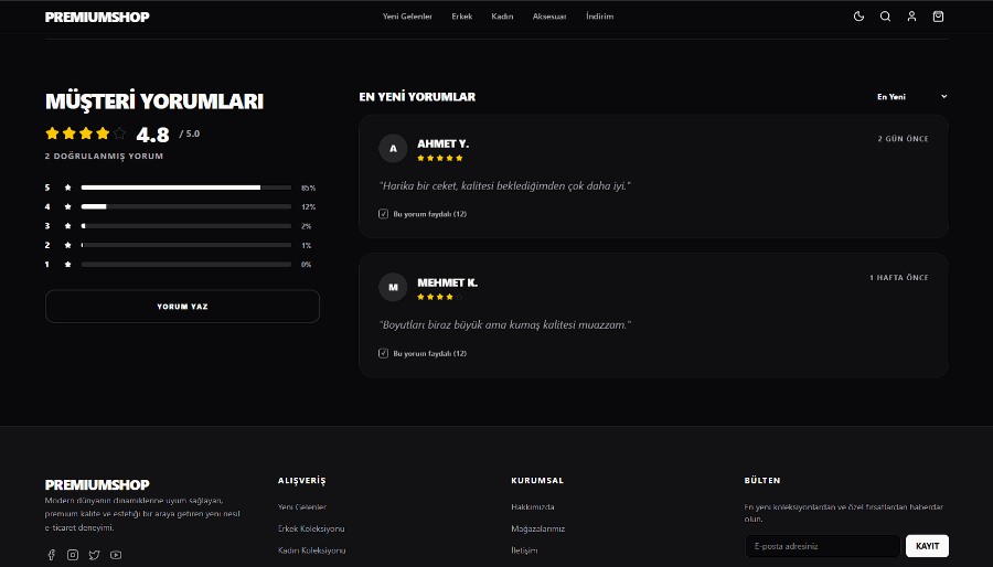 Gelişmiş E Ticaret sistemleri ve çözümleri sunabilirim