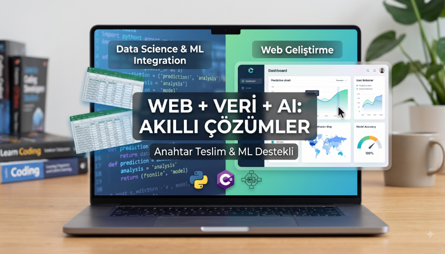 Yapay Zeka ve Veri Bilimi Destekli Anahtar Teslim Web siteleri
