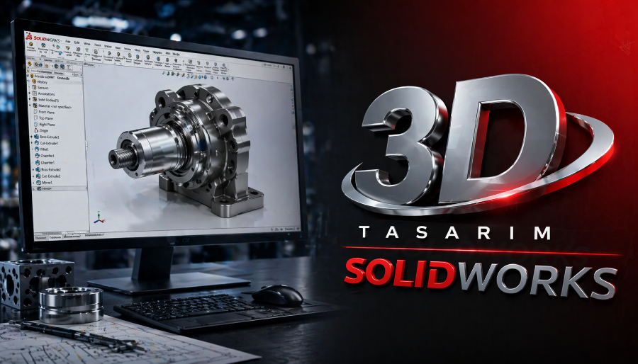 Makine Mühendisinden SOLİDWORKS ile 3D çizim ve tasarım hizmeti