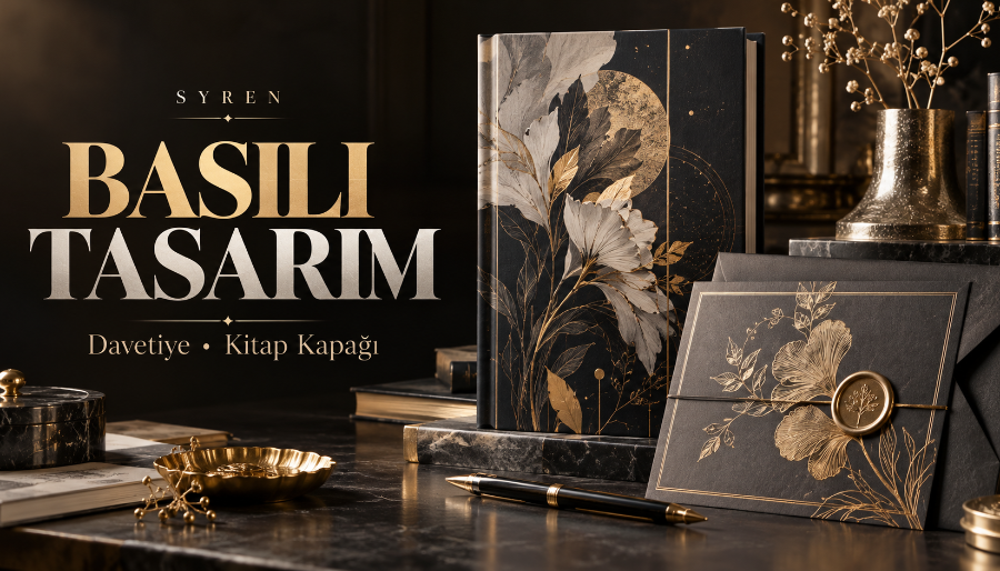 Etkinliğinize özel davetiye veya kitabınıza özgün kapak tasarlarım